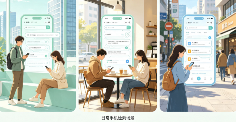 天桥区普通人日常手机使用场景拆解：GEO 与 AI 优化如何改变信息检索体验